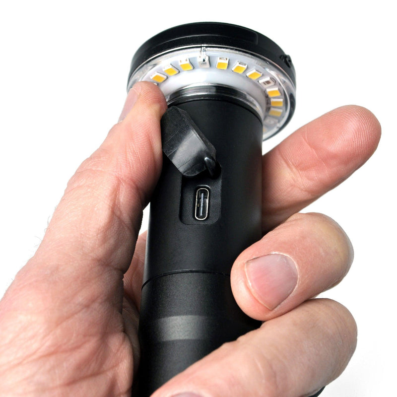 Load image into Gallery viewer, FLi-PRO 8&#39; Telescoping Light with Removeable Flashlight &amp; Wireless Remote

