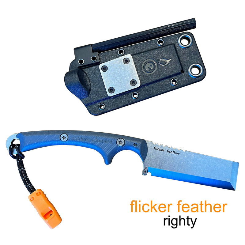 Load image into Gallery viewer, Flicker Feather Survival EDC Chisel Blade
