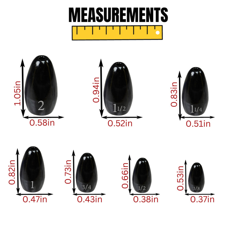 Load image into Gallery viewer, Reaction Tackle Tungsten Flipping Weights

