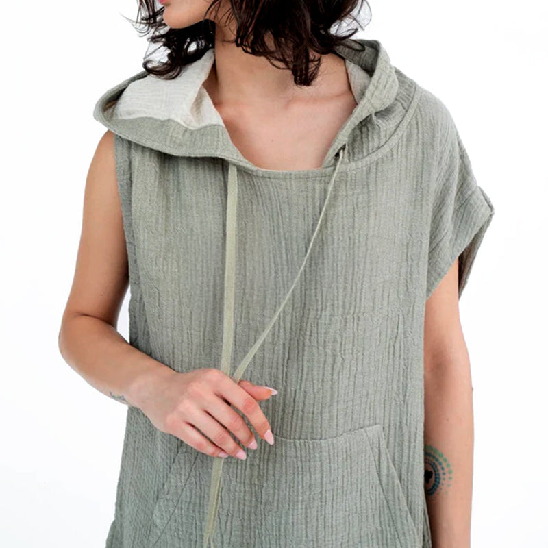 Load image into Gallery viewer, Adults Turkish Cotton Changing Poncho

