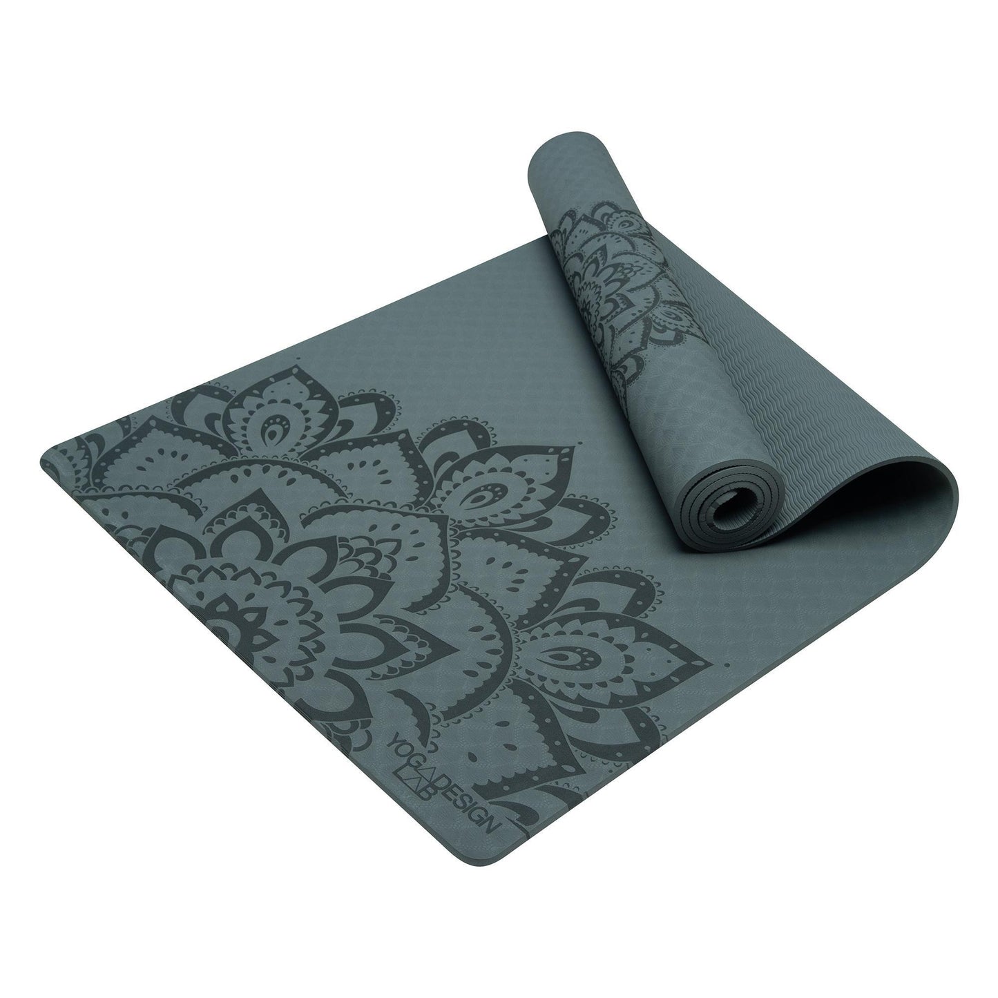 Flow Yoga Mat - Mandala Charcoal