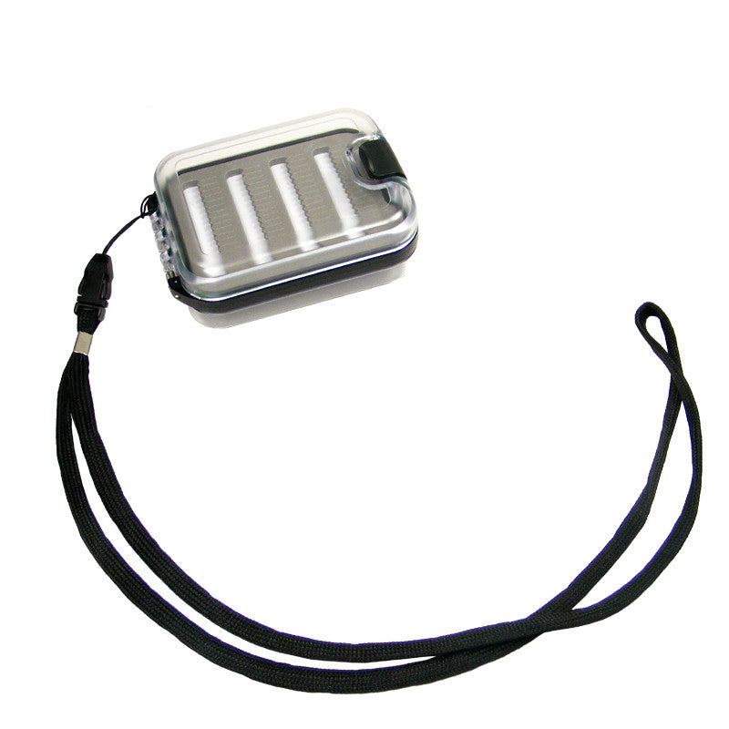 Load image into Gallery viewer, Minimalist Shirt Pocket Lanyard Fly Fishing Box - Day Tripper Trout Fly Box
