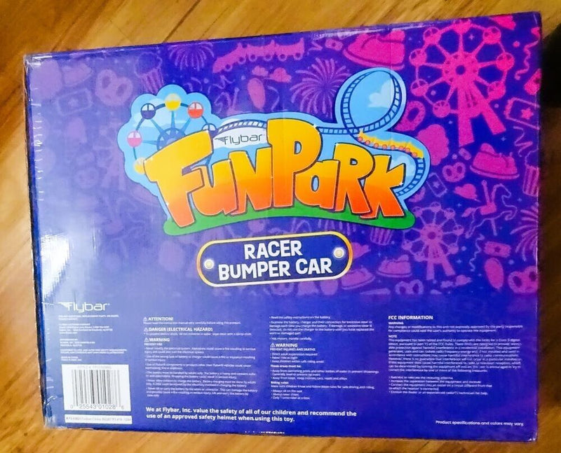 Load image into Gallery viewer, FLYBAR FUNPARK Racer BUMPER CAR Battery-Powered Ride On BUMPER CAR - Affordable Fun for All Ages!
