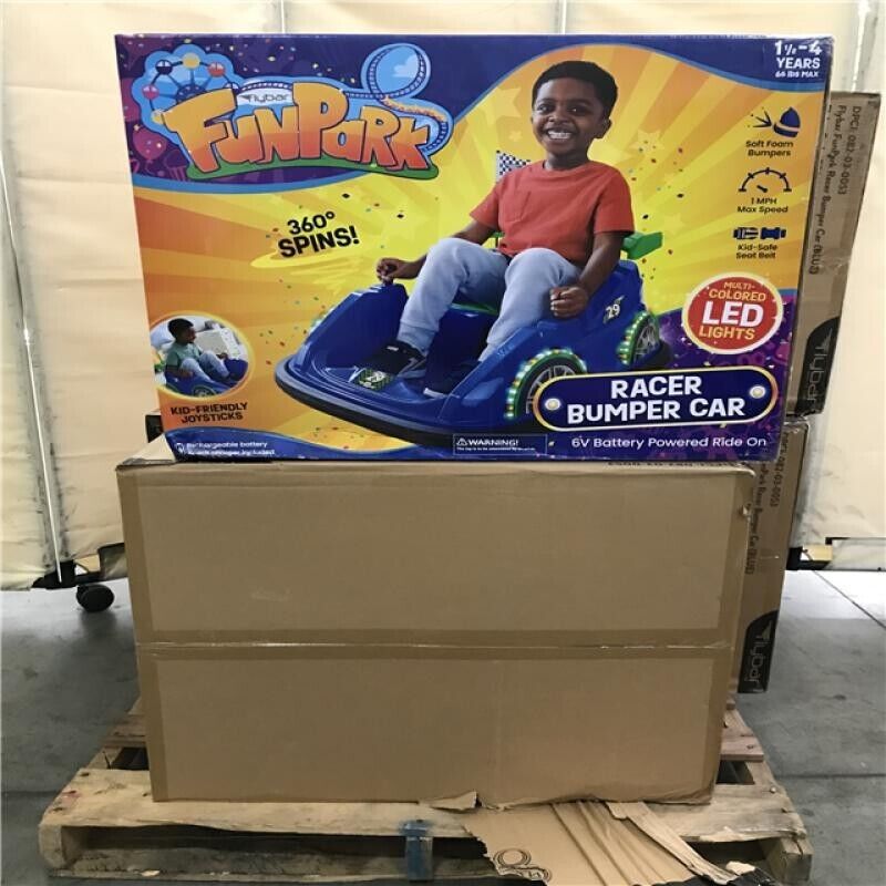 Load image into Gallery viewer, FLYBAR FUNPARK Racer BUMPER CAR Battery-Powered Ride On BUMPER CAR - Affordable Fun for All Ages!
