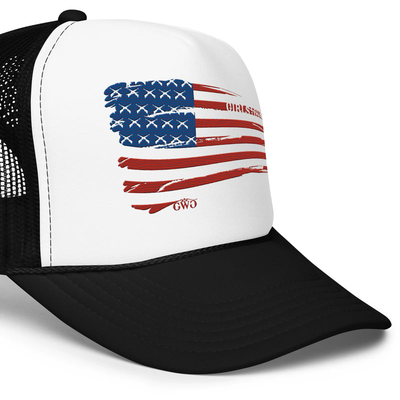 Load image into Gallery viewer, Flag Trucker Hat
