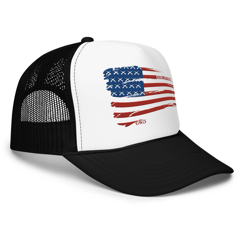 Load image into Gallery viewer, Flag Trucker Hat
