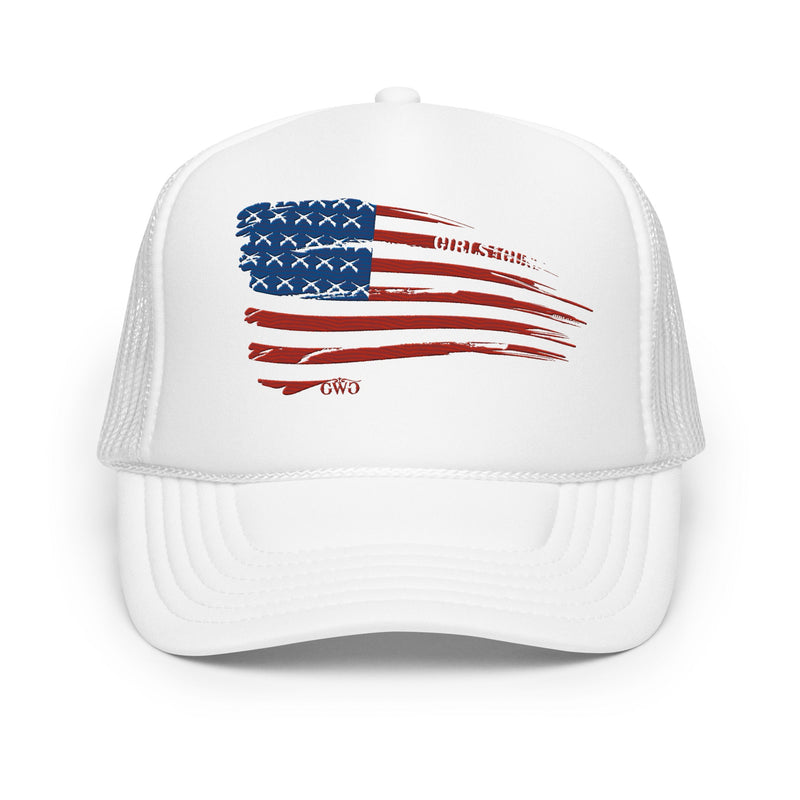 Load image into Gallery viewer, Flag Trucker Hat
