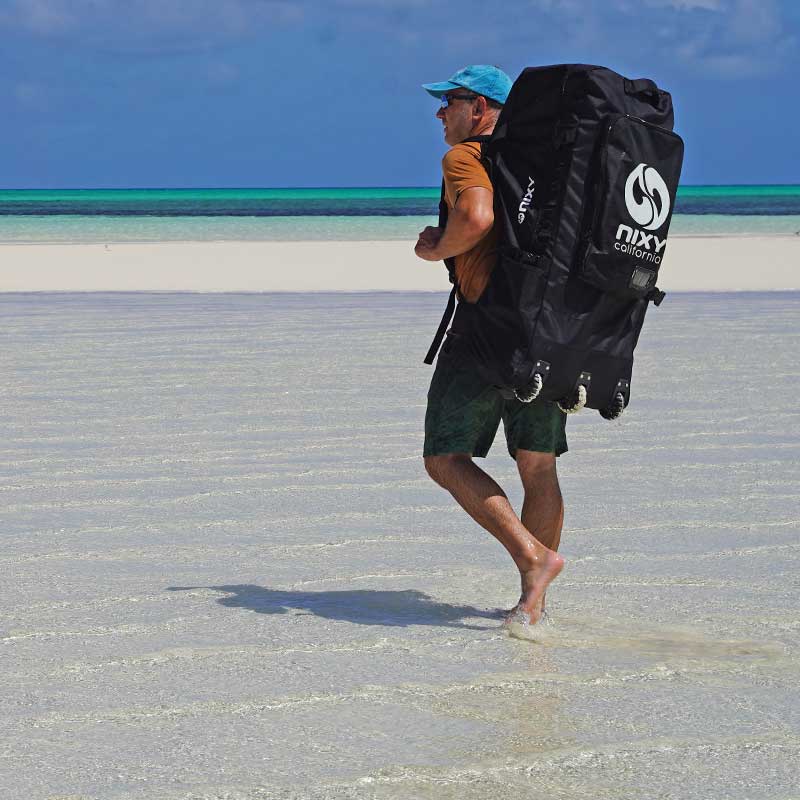 Load image into Gallery viewer, NIXY Three Wheeled Waterproof Paddle Board Backpack
