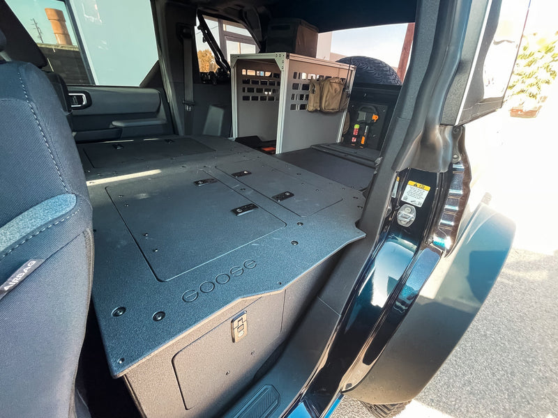 Load image into Gallery viewer, Ford Bronco 2021-Present 6 Gen. 4 Door - Second Row Seat Delete Plate System - Module Height
