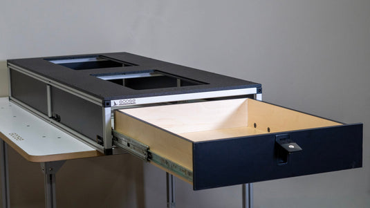 Ford Excursion 2000-2006 1st Gen. - Single Drawer Module - 25 3/4" Wide x 8" High x 59" Depth
