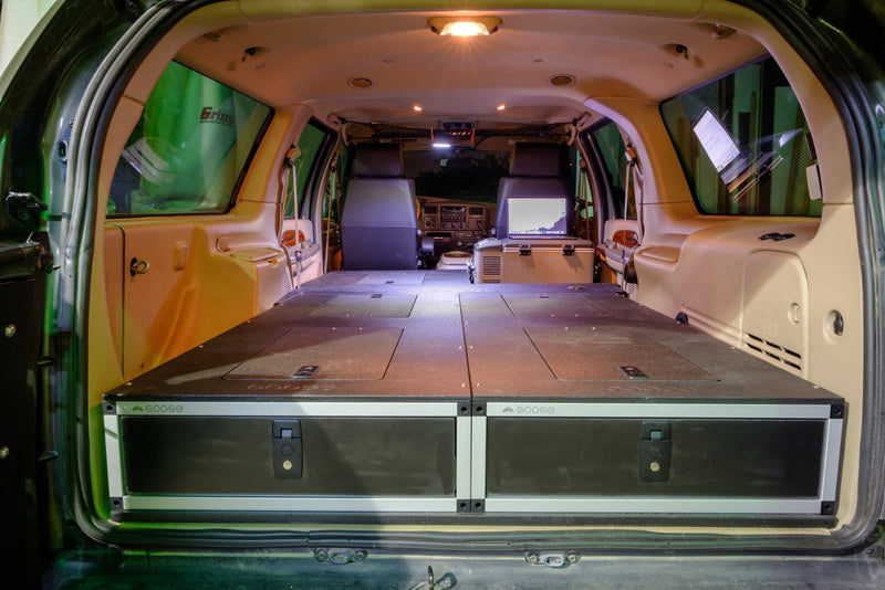 Load image into Gallery viewer, Ford Excursion 2000-2006 1st Gen. - Single Drawer Module - 25 3/4" Wide x 8" High x 59" Depth
