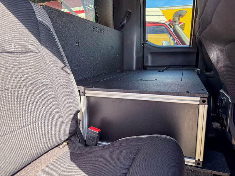 Load image into Gallery viewer, Ford - F150 - 2015-Present - 13th-14th Gen - Super Cab - without the center mounted B&amp;O Subwoofer - Explore Series - Single Drawer Module - With Fitted Top Plate
