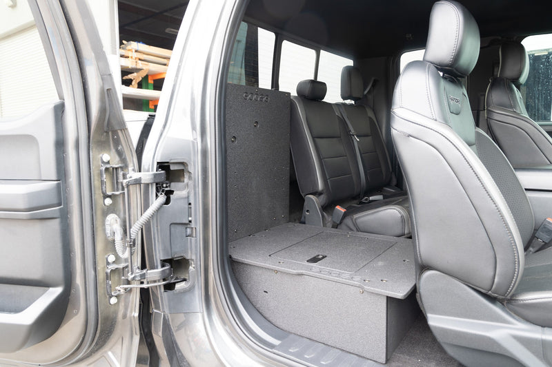 Load image into Gallery viewer, Ford F150 2015-Present 13th &amp; 14th Gen. SuperCab - Second Row Seat Delete Plate System
