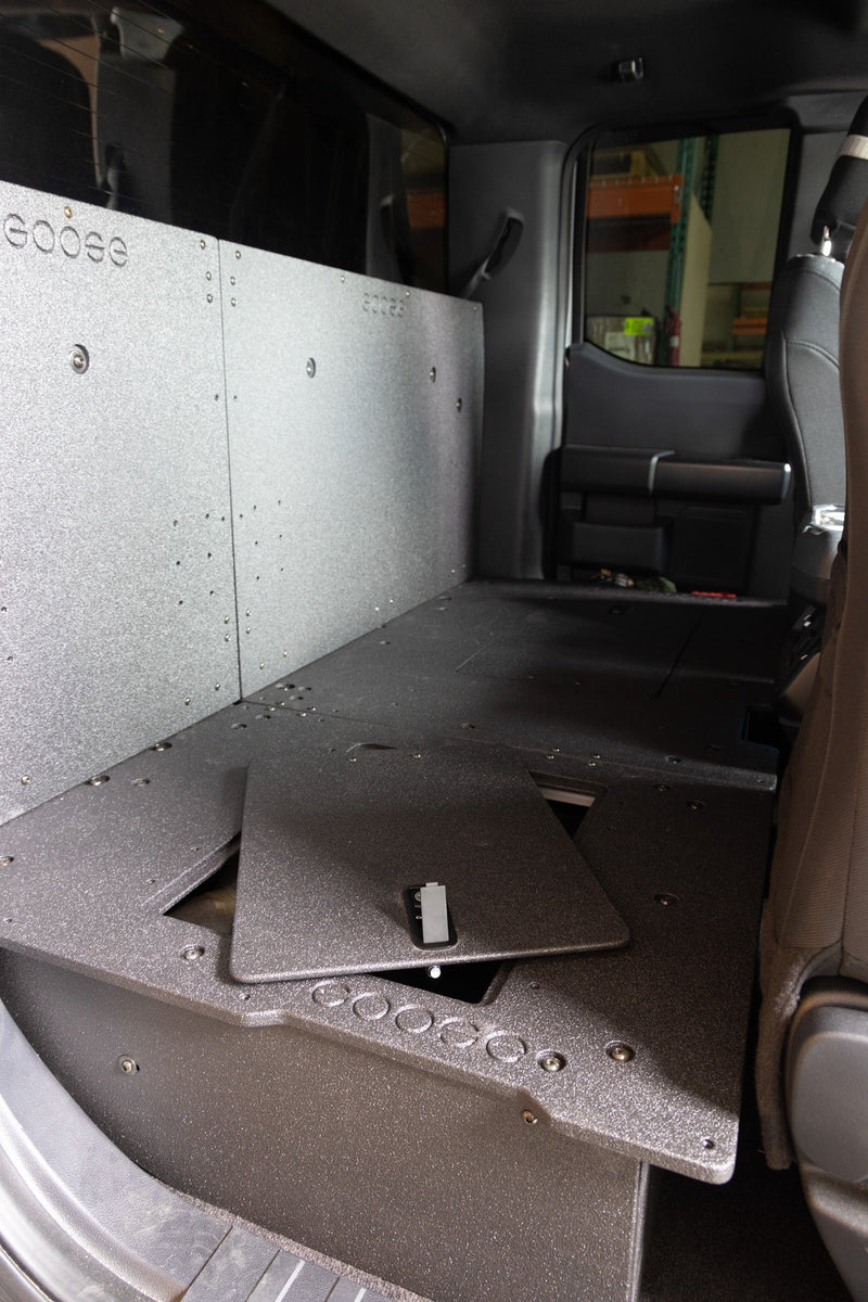 Load image into Gallery viewer, Ford F150 2015-Present 13th &amp; 14th Gen. SuperCab - Second Row Seat Delete Plate System
