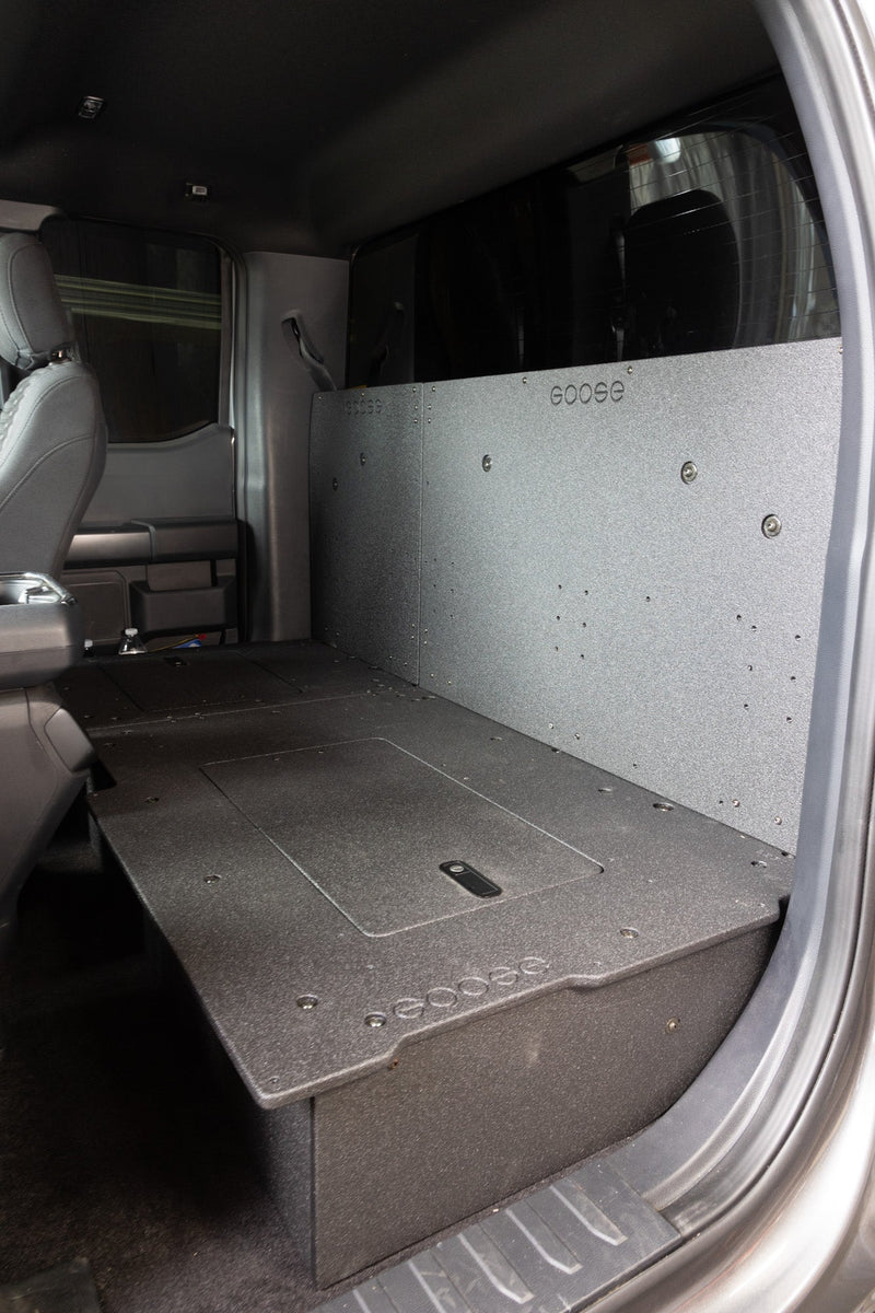 Load image into Gallery viewer, Ford F150 2015-Present 13th &amp; 14th Gen. SuperCab - Second Row Seat Delete Plate System
