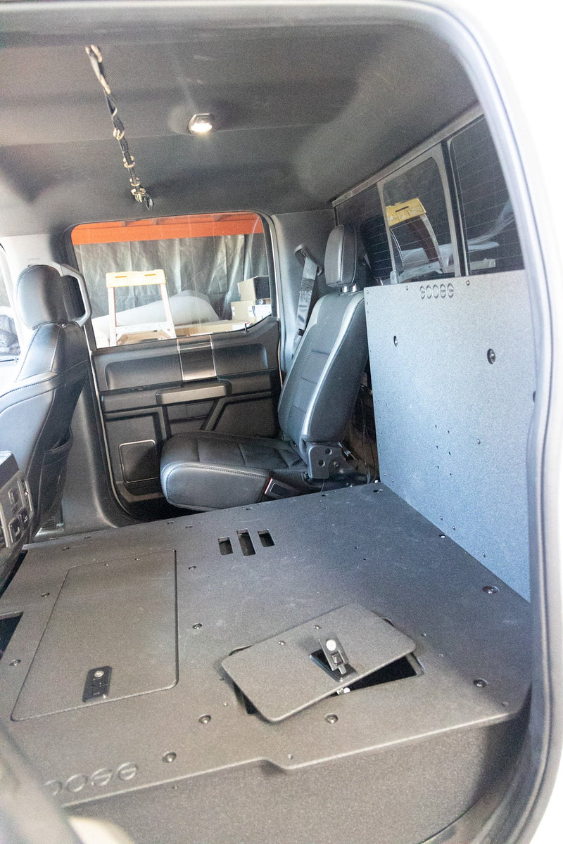 Load image into Gallery viewer, Ford F150 2015-Present 13th &amp; 14th Gen. SuperCrew - Second Row Seat Delete Plate System
