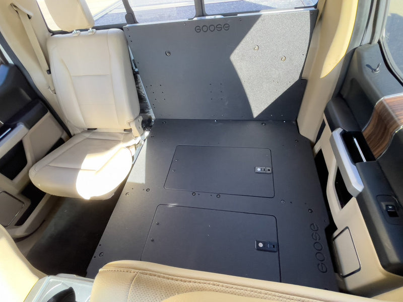 Load image into Gallery viewer, Ford F150 2015-Present 13th &amp; 14th Gen. SuperCrew - Second Row Seat Delete Plate System
