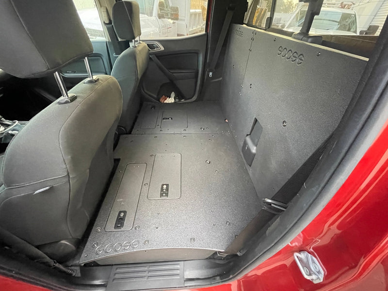 Load image into Gallery viewer, Ford Ranger 2019-2023 4th Gen. Super Crew - 100% Second Row Seat Delete Plate System
