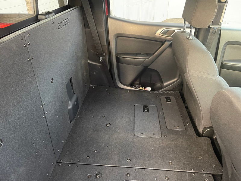 Load image into Gallery viewer, Ford Ranger 2019-2023 4th Gen. Super Crew - 100% Second Row Seat Delete Plate System
