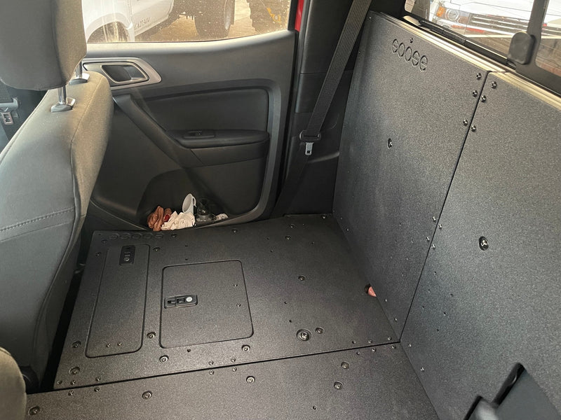 Load image into Gallery viewer, Ford Ranger 2019-2023 4th Gen. Super Crew - 100% Second Row Seat Delete Plate System
