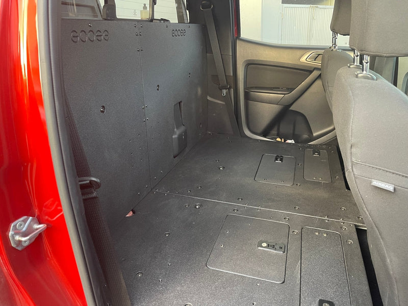 Load image into Gallery viewer, Ford Ranger 2019-2023 4th Gen. Super Crew - 100% Second Row Seat Delete Plate System
