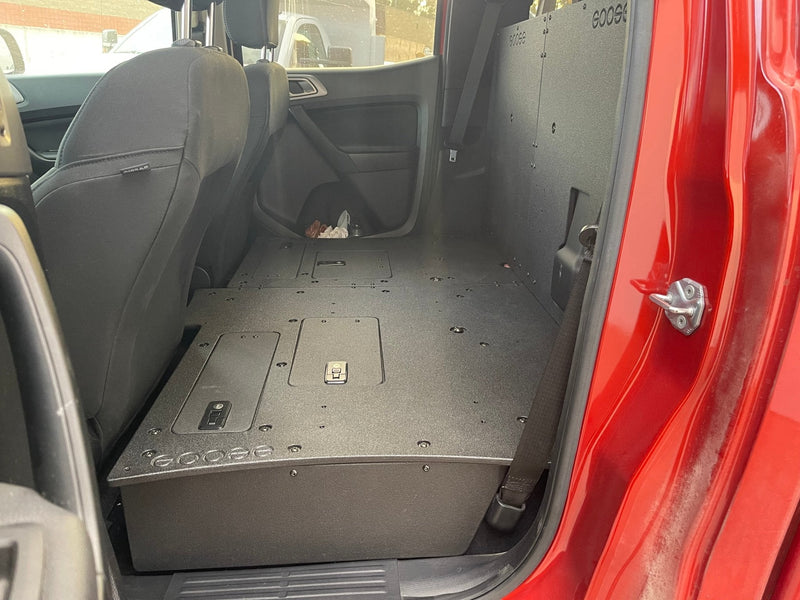Load image into Gallery viewer, Ford Ranger 2019-2023 4th Gen. Super Crew - 100% Second Row Seat Delete Plate System
