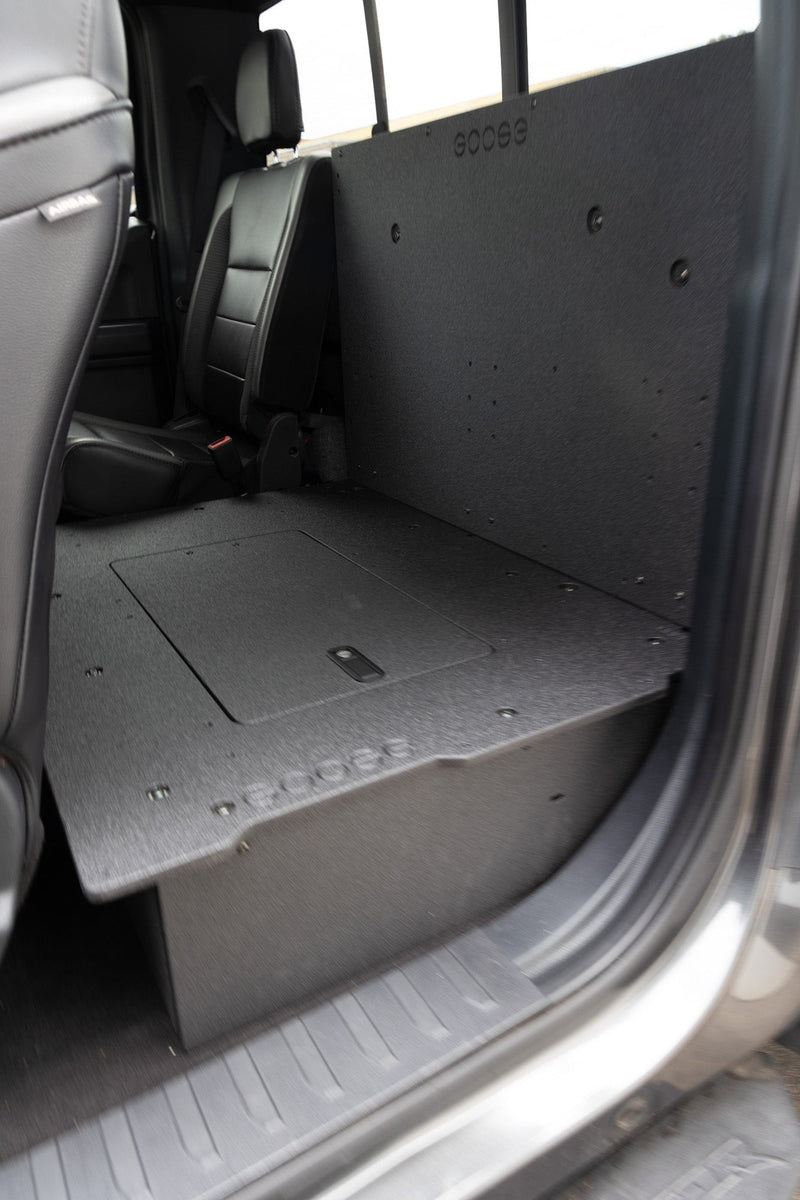 Load image into Gallery viewer, Ford Super Duty F250-F550 2017-Present 4th &amp; 5th Gen. Super Cab - Second Row Seat Delete Plate System
