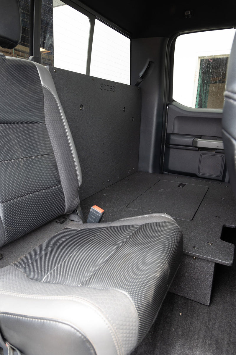 Load image into Gallery viewer, Ford Super Duty F250-F550 2017-Present 4th &amp; 5th Gen. Super Cab - Second Row Seat Delete Plate System
