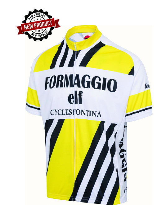 Formaggio elf Cycles Fontina Men's Cycling Jersey (S, M, L, XL, 2XL, 3XL)