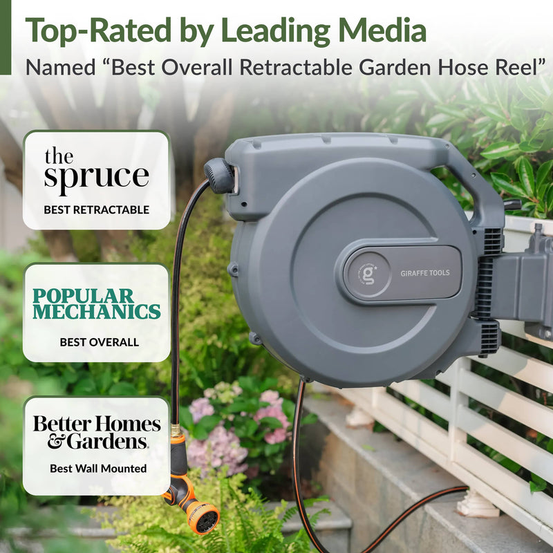 Load image into Gallery viewer, Retractable Garden Hose Reel-5/8 in-115ft
