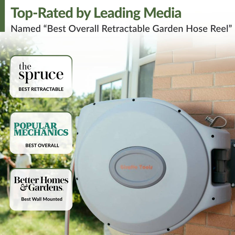Load image into Gallery viewer, Retractable Garden Hose Reel-5/8 in-65ft
