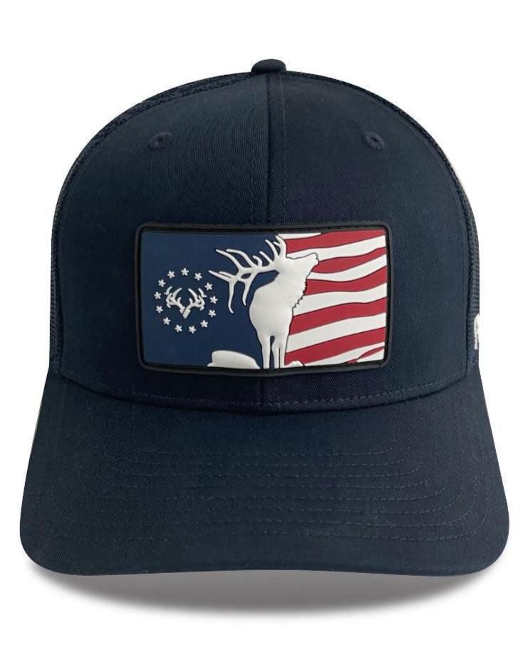 Load image into Gallery viewer, Freedom Elk PVC Patch Trucker Hat
