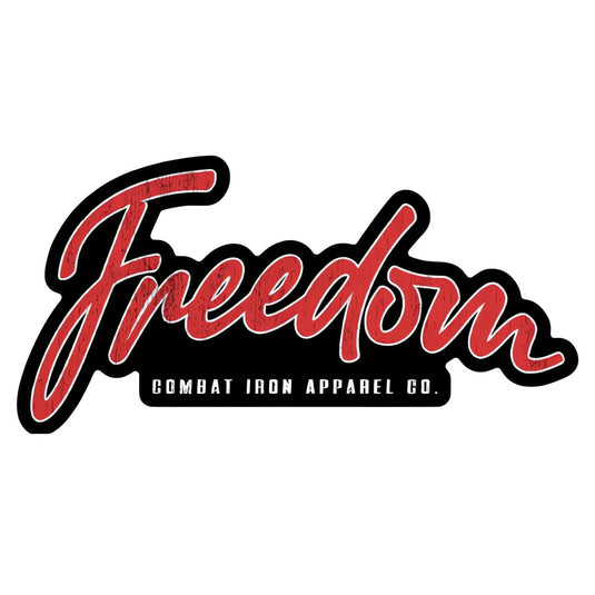 Freedom Script Decal Sticker