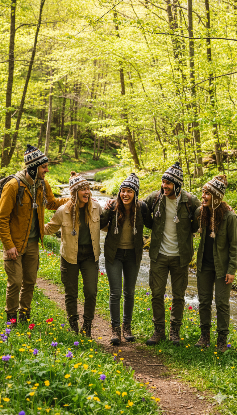 Load image into Gallery viewer, Adult Brushed Knit Alpaca Chullo with Ear Flaps
