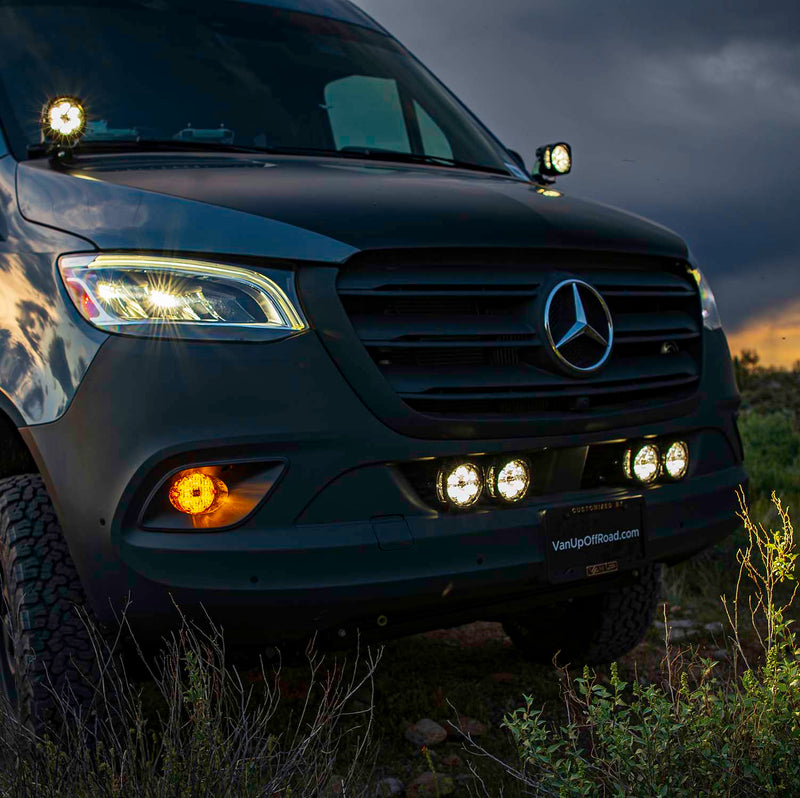 Load image into Gallery viewer, Sprinter Front Bumper Light Kit with Interchangeable Lens
