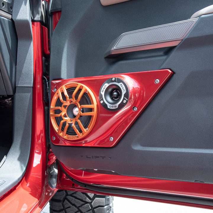 Load image into Gallery viewer, Ford Bronco 6th GEN Loaded Front Door 6.5&quot; Speakers and 3.78&quot; Tweeter Speaker Panels Package - Skoutley Outdoors LLC
