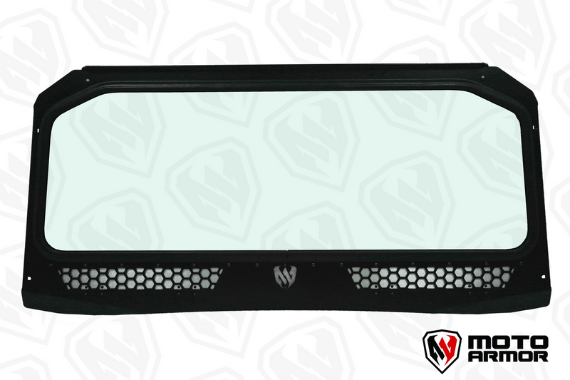 Load image into Gallery viewer, Vented Full Glass Windshield for Polaris General Black
