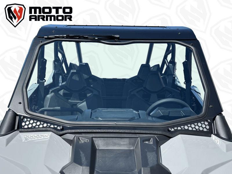 Load image into Gallery viewer, Moto Armor RZR PRO Max Visibility Full Glass Windshield
