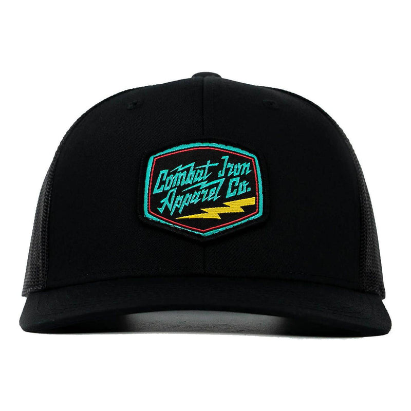 Load image into Gallery viewer, RETRO BRANDED COMBAT IRON PATCH SNAPBACK
