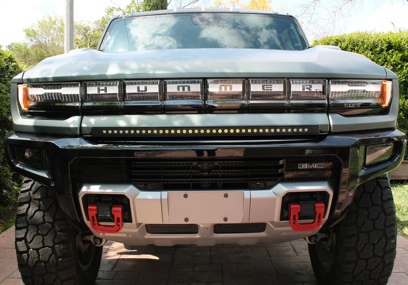 Load image into Gallery viewer, 2022+ GMC Hummer EV Bumper 40in Light Bar - Slim
