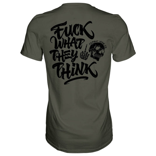 Fuck What They Think Skull Men's T-Shirt