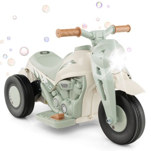Load image into Gallery viewer, Fun and Exciting Electric Ride-On Motorcycle for Kids with Bubble Maker and Music - 6V Battery and Durable PP Wheels
