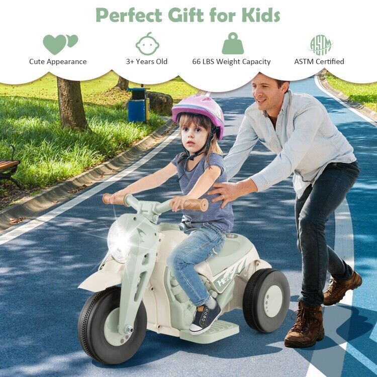 Load image into Gallery viewer, Fun and Exciting Electric Ride-On Motorcycle for Kids with Bubble Maker and Music - 6V Battery and Durable PP Wheels

