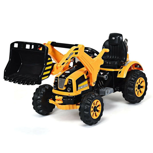 Fun and Functional 12V Battery-Powered Kids Dumper Truck in Yellow - Perfect for Playtime!