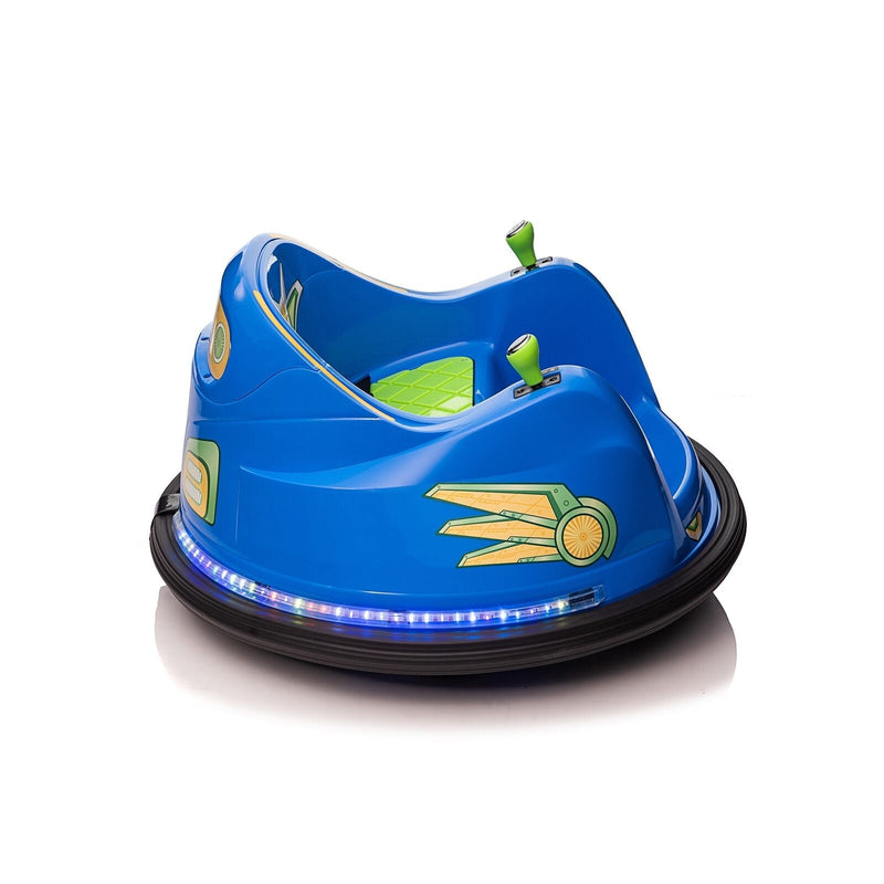 Load image into Gallery viewer, Fun and Safe 6V Kids Bumper Car Ride On Toy with Roller Caster Design
