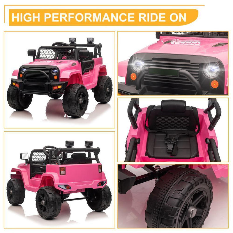 Load image into Gallery viewer, Fun and Safe Kids Ride-On Car with Music, Lights, and Remote Control
