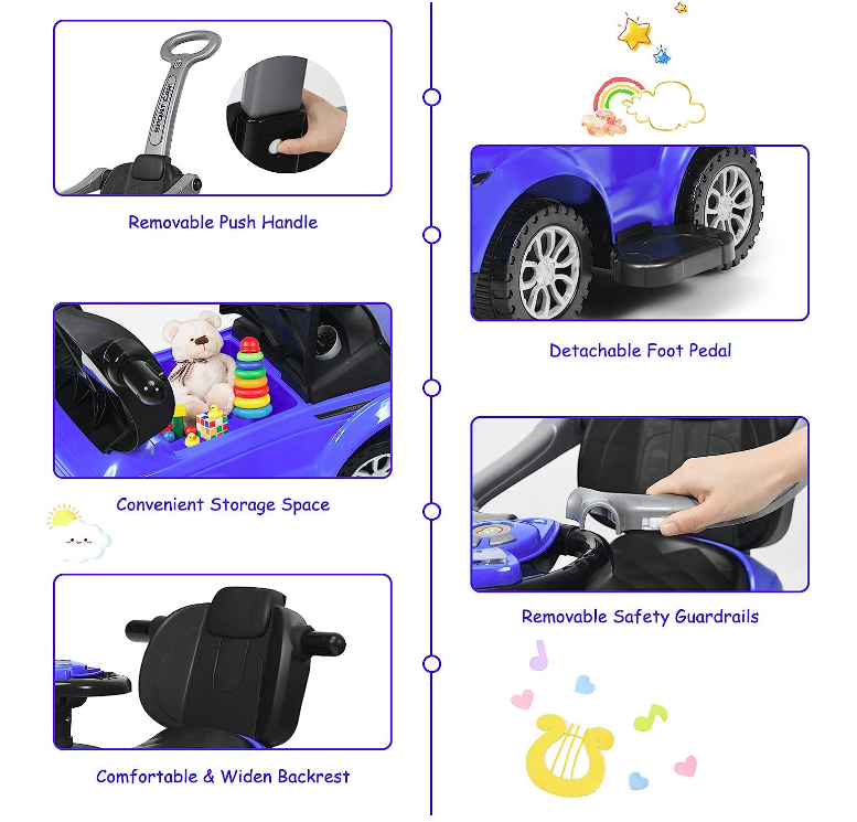 Load image into Gallery viewer, Fun Ride-On Toys for Toddlers: Perfect Gifts for 1-4 Year Old Boys and Girls
