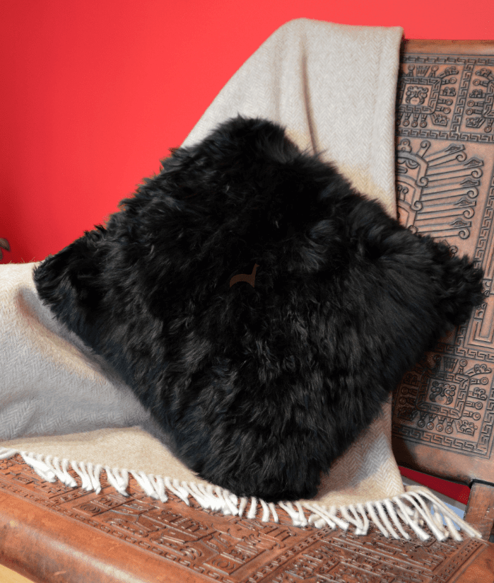 Load image into Gallery viewer, Fur Alpaca Pillow Case 16x16"
