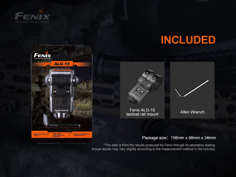 Load image into Gallery viewer, Fenix ALG-15 Tactical Rail Mount
