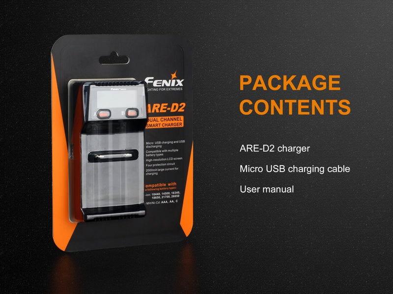 Load image into Gallery viewer, Fenix ARE-D2 Dual Channel Smart Battery Charger

